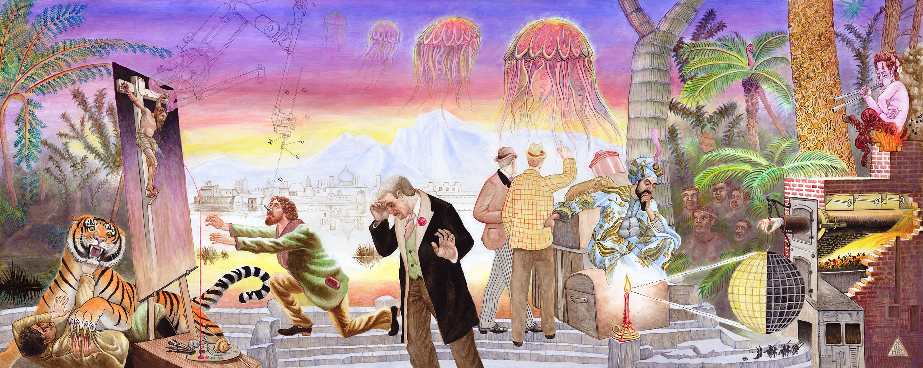 Purcogitoresque, the finished painting